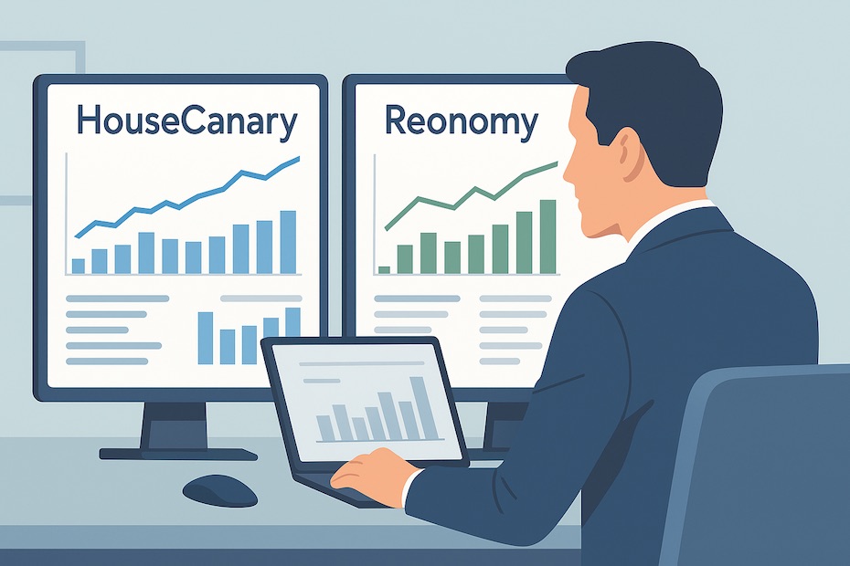 HouseCanary versus Reonomy in Predicting Property Valuation Trends