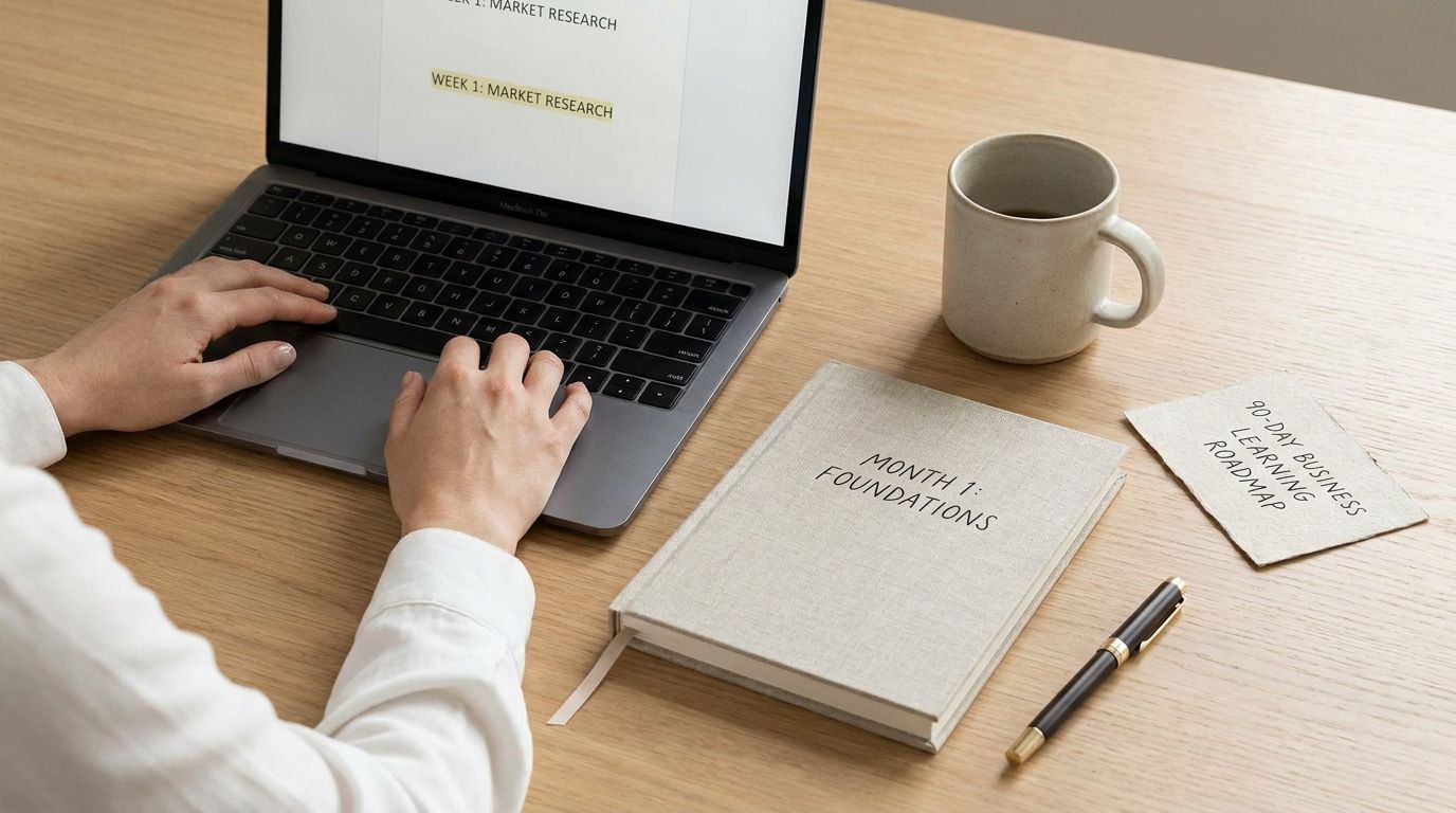 The First 90 Days of Learning Business: A Practical Roadmap for Beginners
